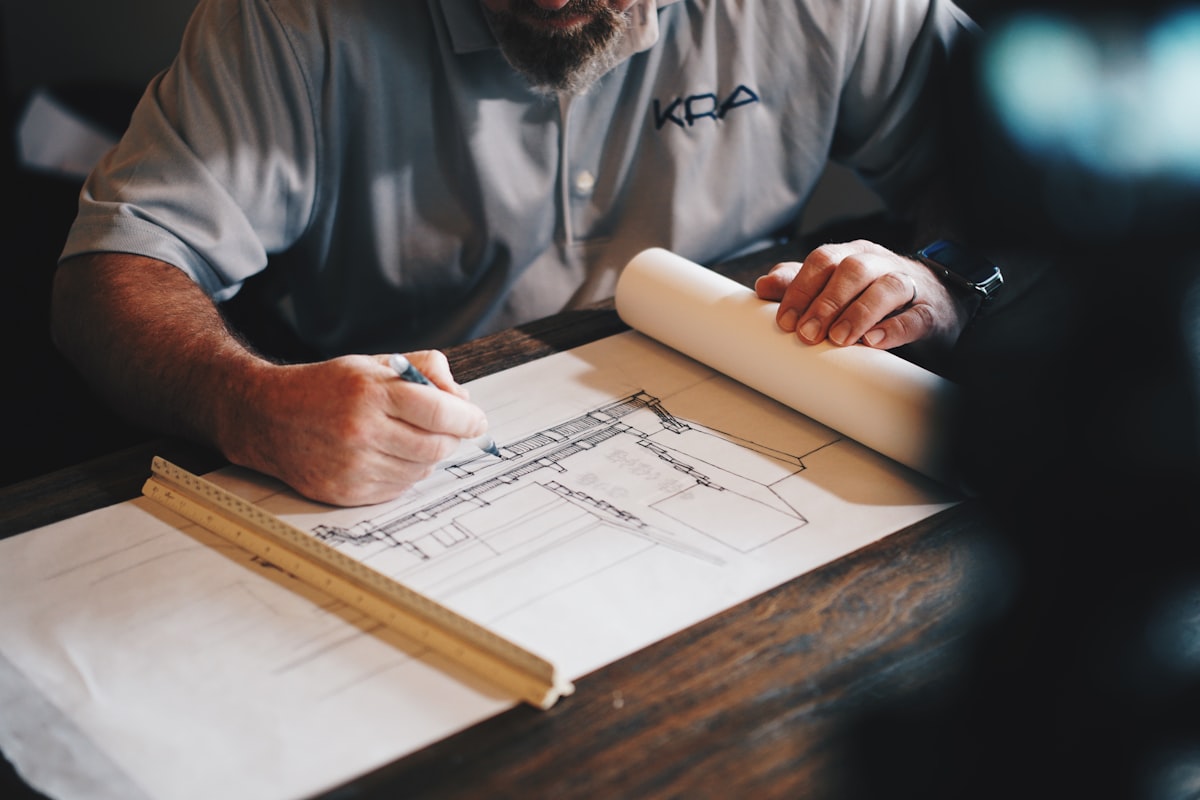 Construction blueprint